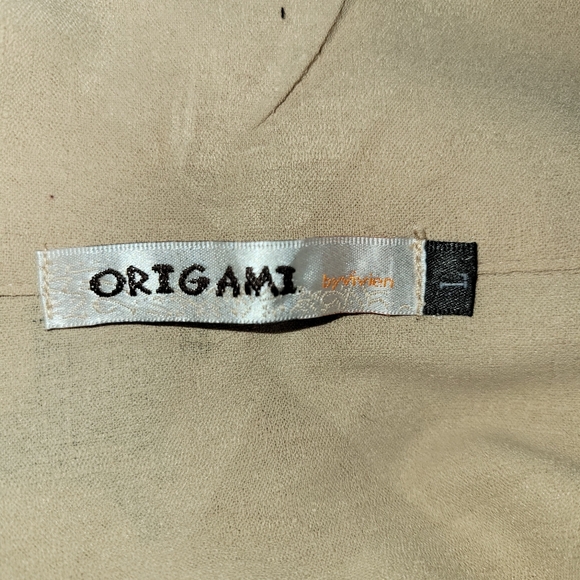 ORIGAMI Victorian Lace TulleTeal Hibiscus Western Print Cardigan Duster L - Picture 5 of 6